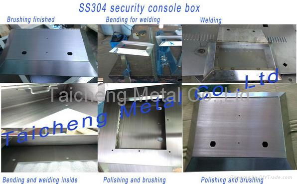 Non standard custom made OEM  stainless steel outdoor Control panel cabinet 3