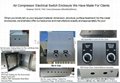 Industrial air compressor service control cabinet