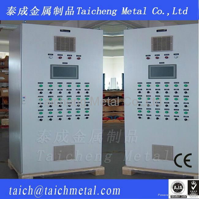 Industrial air compressor service control cabinet