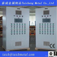 Industrial air compressor service control cabinet