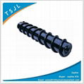 Sprial rubber return self clean roller  4