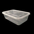 Rectangular Shape PP Food Container with Lid 650ml 1