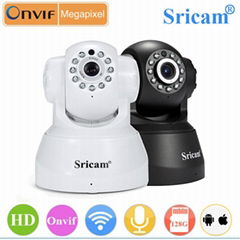 Sricam Alarm camera Night Vision 1.0 Megapixel onvif Security IP Camera