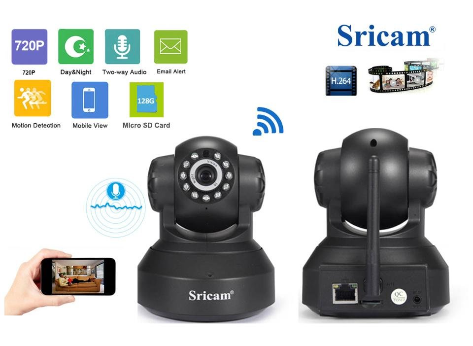 Indoor MicroSD Card Security Cameras wireless P2P hd 720P Surveillance Camera