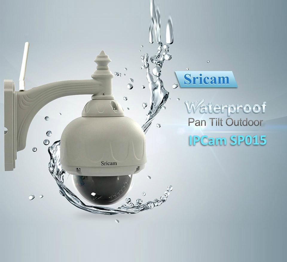 Sricam outdoor PTZ Dome network camera wireless p2p waterproof ip camera 4