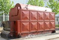 Wood fired steam boiler