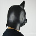 100% latex pig head hood 4