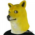 latex yellow doge mask 3