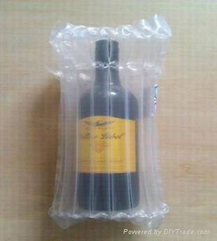 Free design hot sale plastic bubble wine bags for wine bottles