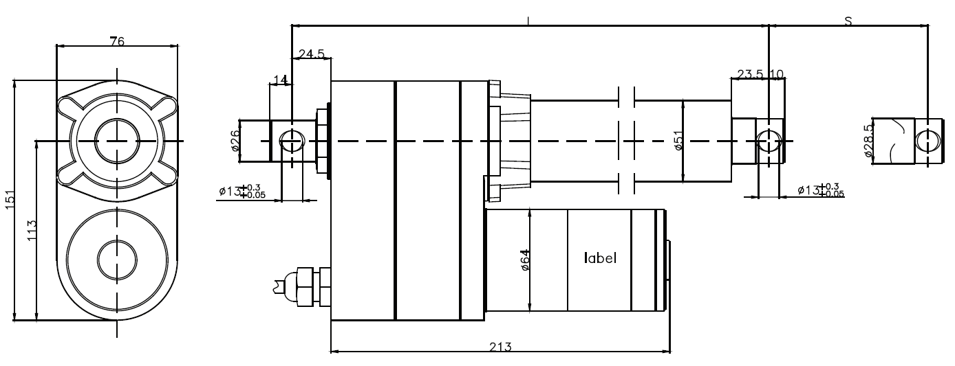 linear actuator 7000N Load Capacity 4