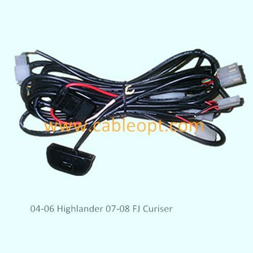 OPT-FW63  Fog Light Wire Harness for 04-06 Highlander 07-08 FJ Cruiser