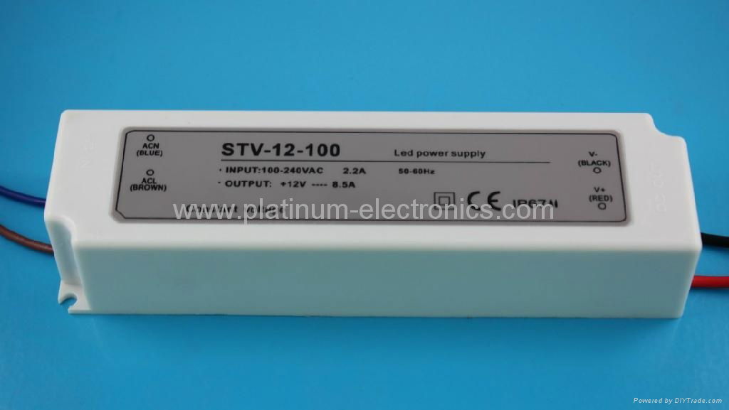 waterproof Led transformer 12V 100W IP67 STV-12-100