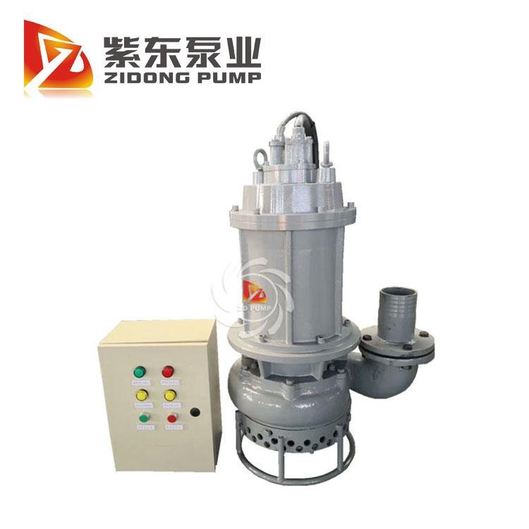 Electric submersible sand pump for dredging and dredging
