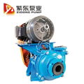 Industrial rubber slurry pump for transporting acid corrosive liquids