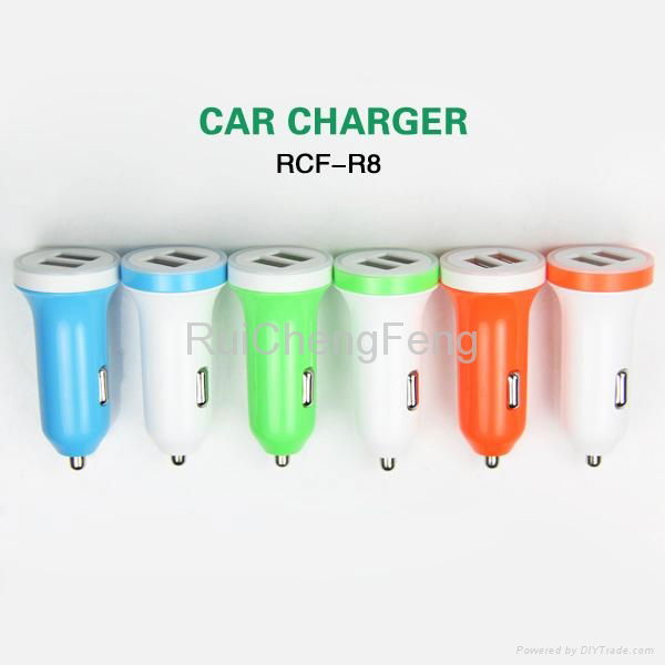 universal charger 5v 2.4A Dual car usb charger for Apple Chargers 2