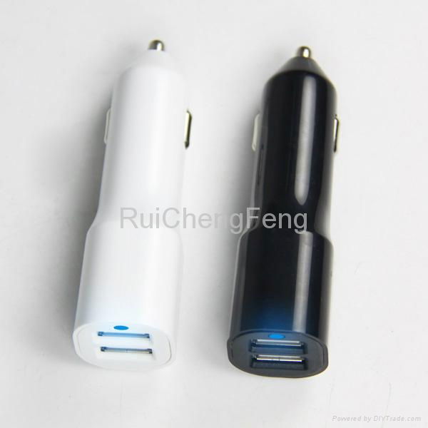OEM Serviced Multi 2.4A Dual Ports Car Charger for iphone ipad 2