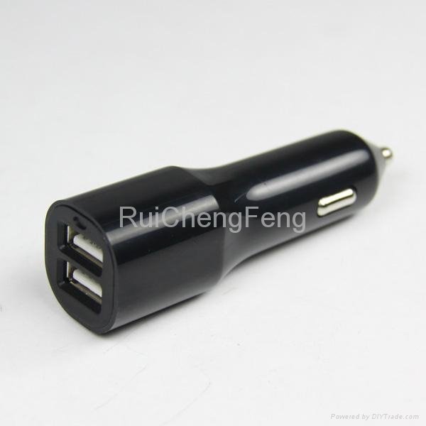 OEM Serviced Multi 2.4A Dual Ports Car Charger for iphone ipad 5