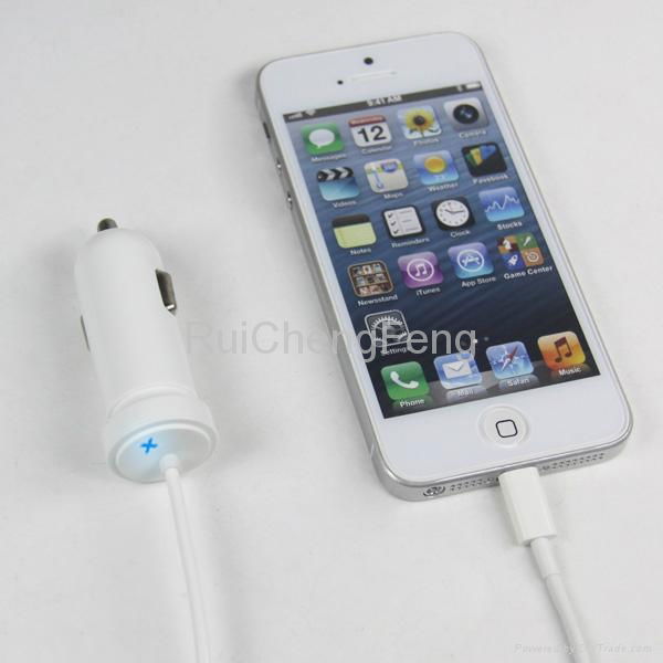 Wholesale 5V 1A Car Holder Charger for i phone with Micro Cable 4
