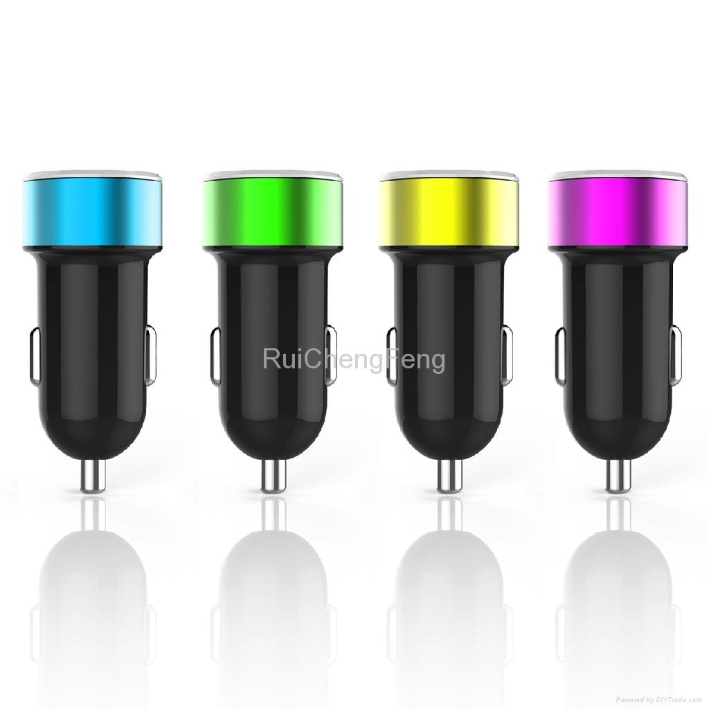 Newest Promotional Dual USB 3.1A Mobile Phone Charger for Iphone 5s Car Charger 3