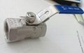 1/4 to 4 inch stainless steel 1pc ball valve with npt bsp thread