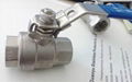 1/4 to 4 inch 2pc stainless steel ball valve full bore 1000wog npt bsp screwed