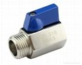 1/4 to 1 inch stainless steel mini ball valve M/F male to female