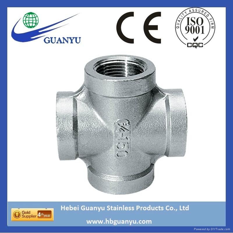 stainless steel casting threaded screwed pipe fittings 4