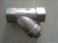 Y Spring Loaded Check Valve Stainless