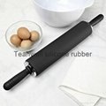 Multi functional silicone fondant rolling pin 1