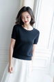 Women summer Crewneck Short sleeve Knitting top