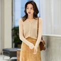 Women Super light thin V-neck Open Cardigan Knitwear 1