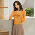 Women Super light thin V-neck Open Cardigan Knitwear 2