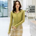 Women Super light thin V-neck Open Cardigan Knitwear 3