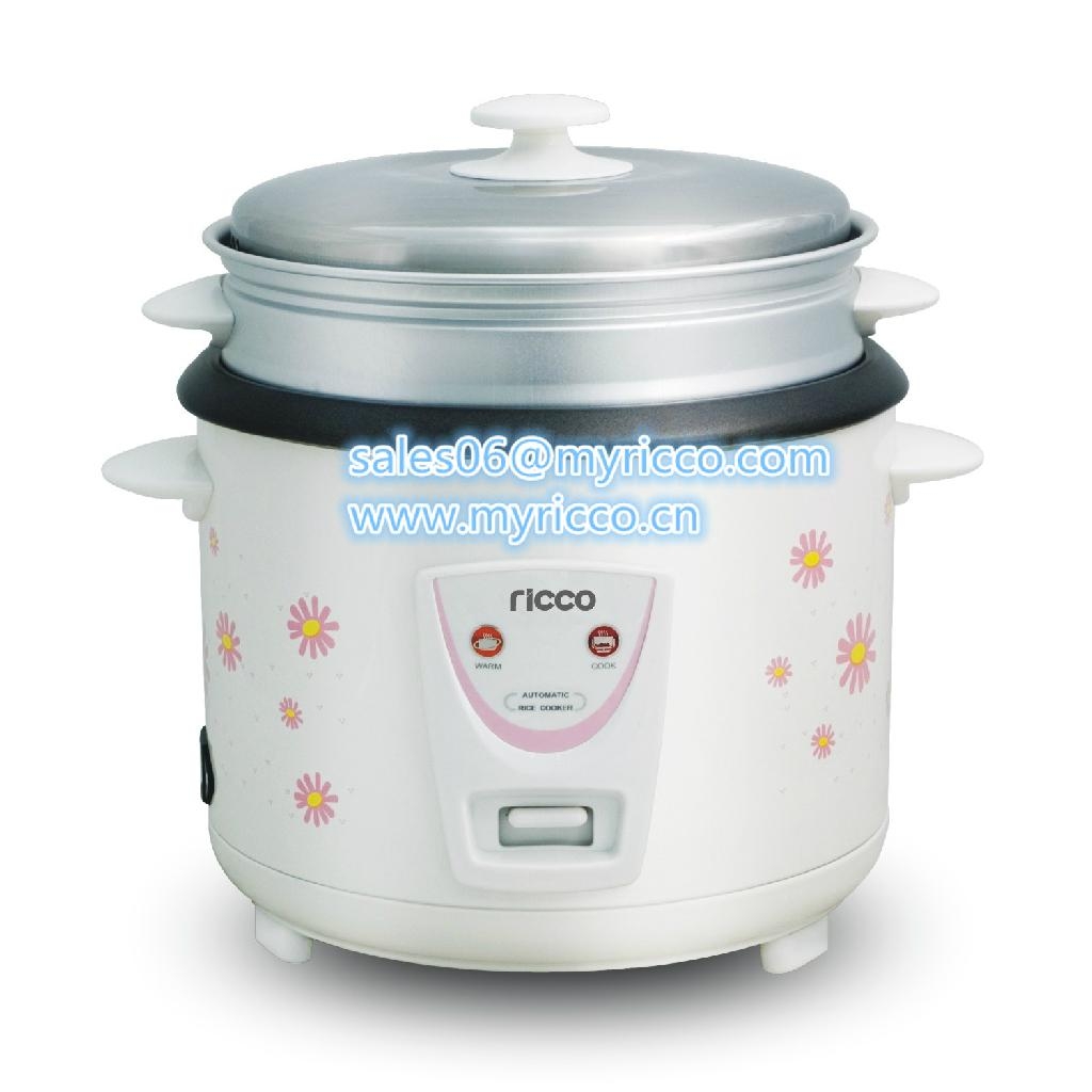 Cylinder straight type electric rice cooker with flower housing SRC