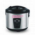 Stainless steel deluxe rice cooker 2