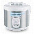 Stainless steel deluxe rice cooker