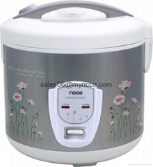 Deluxe national rice cooker with flower