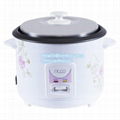 Cylinder straight type electric rice cooker with flower housing 1