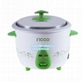 Electric Drum Rice Cooker with green flower 0.6L~1.8L~2.8L