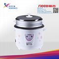 Cylinder straight type 1.8L electric rice cooker with flower