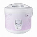 Deluxe 1.8L jar rice cooker with flower
