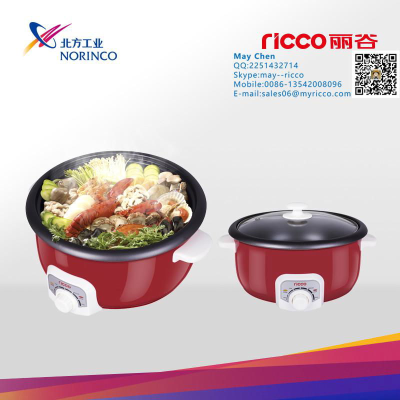 RICCO Multi Cooker with hot pot function 3L 4
