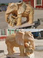 石雕象漢白玉石象 3