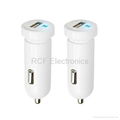 Real Output Single USB 5V 1A Car Charger for Mobile Phone