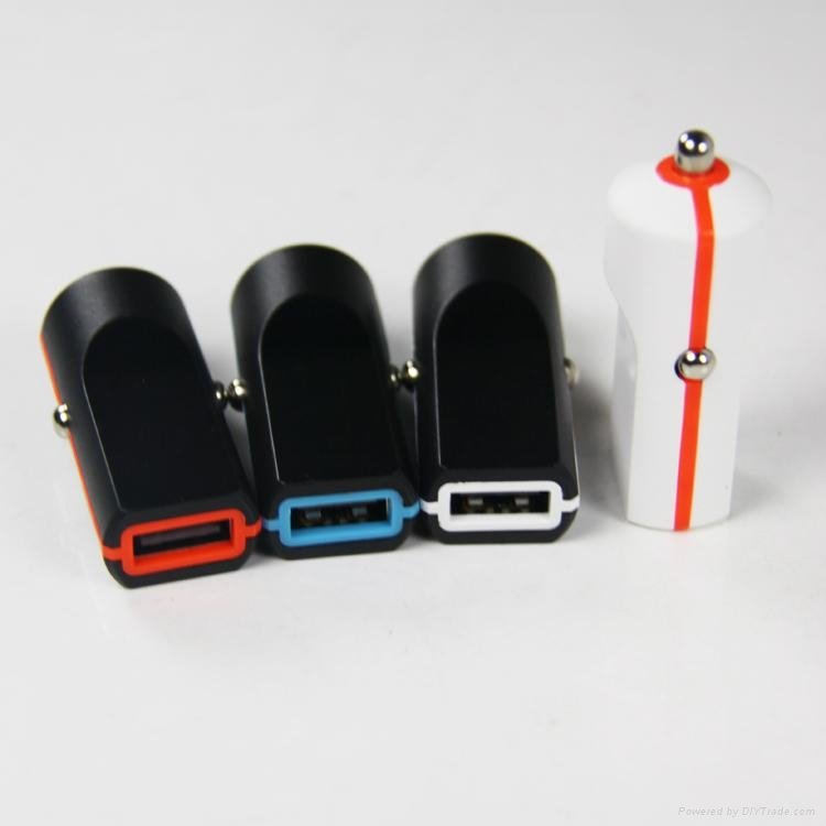 2014 New Design 1A USB Car Charger for Iphone5 2