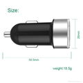 2014 New Product 5V 2.4A USB Car Charger for Smartphone 3