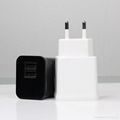 Universal Dual USB Travel Charger with EU/the US Plug for Tablet 1