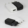 Portable 5V 1A Mobile Phone Charger with Single USB 4