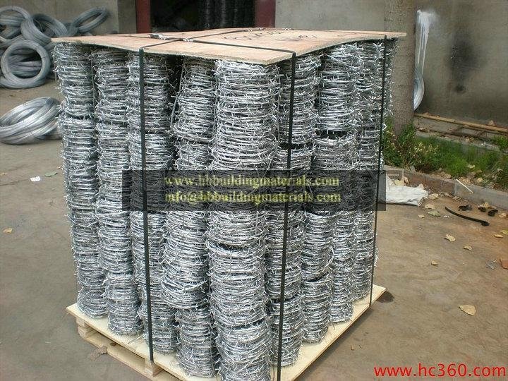 Galvanized barbed wire fencing 2