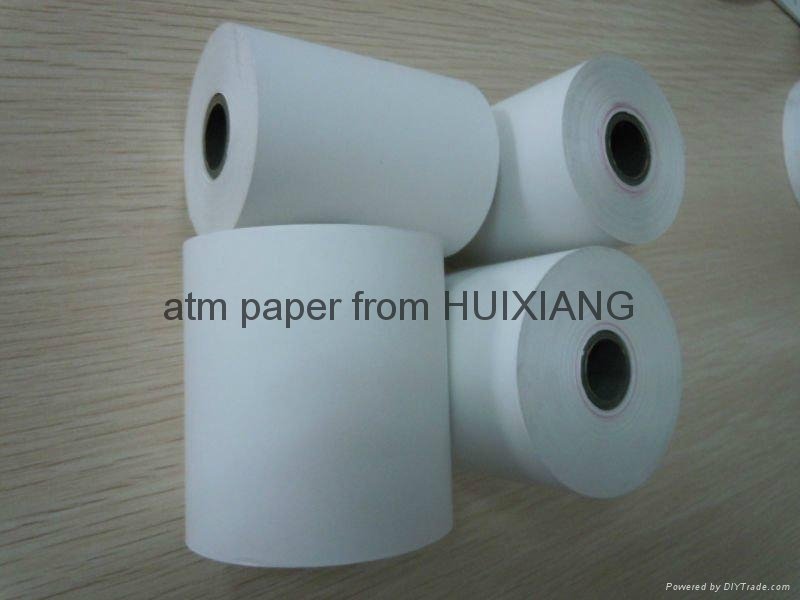 55g thermal ATM paper in small rolls 2